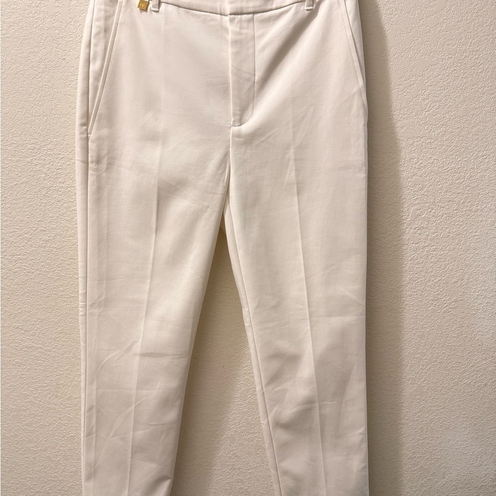 Lauren Ralph Lauren Discontinued Black Label White Trouser Pants, Size 4 (NWOT)